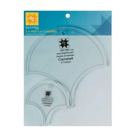 Ez Quilting, Clam Template, 3" e 6" EZ Quilting - 1