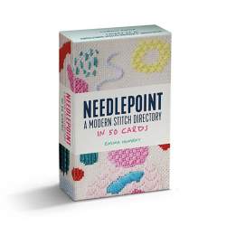 Needlepoint - A modern stitch directory in 50 cards by Emma Homent David & Charles - 1