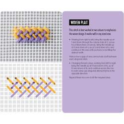 Needlepoint - A modern stitch directory in 50 cards by Emma Homent David & Charles - 10