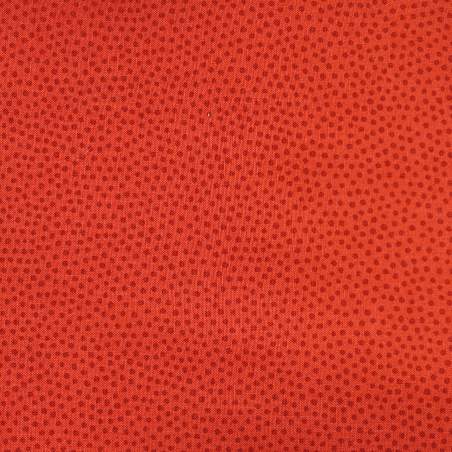 Moda Fabrics, Puzzle Pieces, Tessuto Rosso con Pois scuri Moda Fabrics - 1