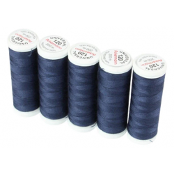 Set di 5 filati per cucire da 200m, Blu Navy 8039 - Ackermann Universal 120 Ackermann - 1