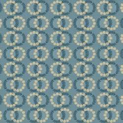 copy of Windham Fabrics, Tessuto Blu con Foglie a Pois Bianchi Henry Glass - 1