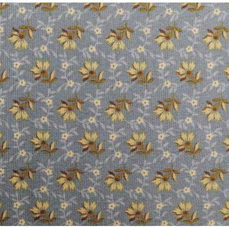 copy of Windham Fabrics, Tessuto Blu con Foglie a Pois Bianchi Andover Fabrics - 1