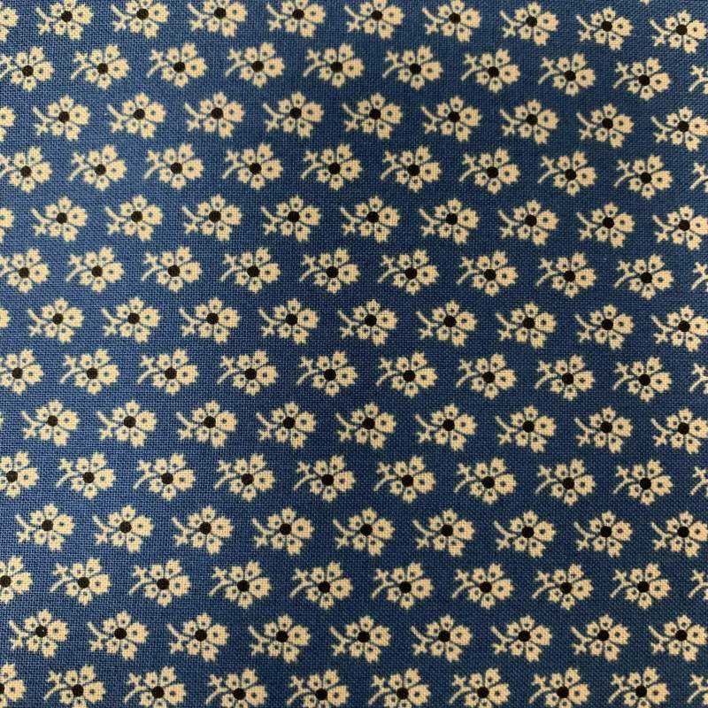 copy of Windham Fabrics, Tessuto Blu con Foglie a Pois Bianchi Marcus Fabrics - 1