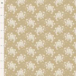 Tilda Sunday Brunch, White Flower Sand Tilda Fabrics - 1