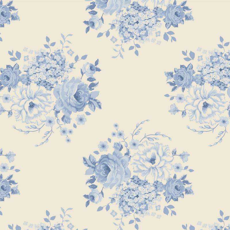 Tilda Sunday Brunch, Mia Blue Tilda Fabrics - 2