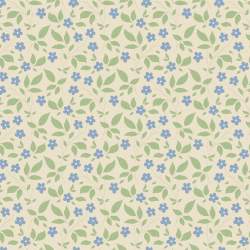 Tilda Sunday Brunch Blender, Tipsy Cream Blue Tilda Fabrics - 2