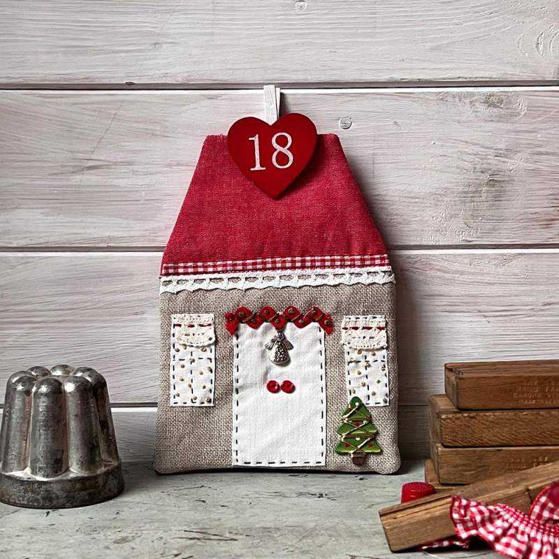 Casa 18 de Calendario de Adviento con Casitas, Patrón de costura PDF Roberta De Marchi - 1