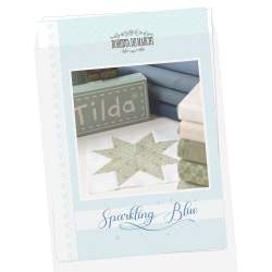 Sparkling Blue blocco 1 - Mystery Quilt 2025 - Cartamodello Stampato Roberta De Marchi - 1