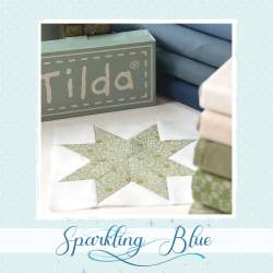 Sparkling Blue blocco 1 - Mystery Quilt 2025 - Cartamodello PDF Roberta De Marchi - 1