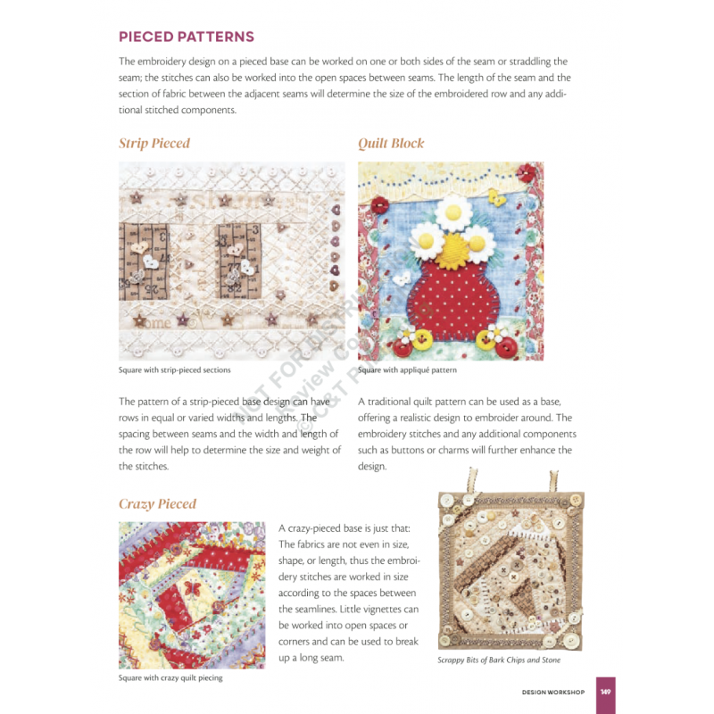 copy of Foolproof Crazy-Quilt Projects, 10 Projects by Jennifer Clouston Search Press - 3