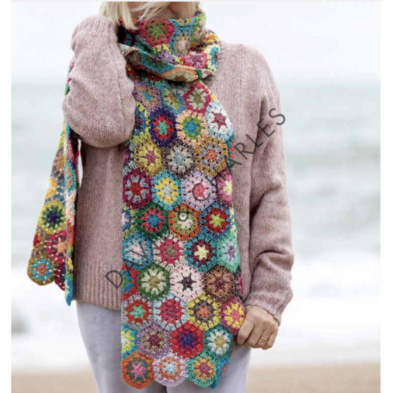 Hello Hexie! - 20 easy crochet patterns from simple granny hexagons, by Sarah Shrimpton Search Press - 4