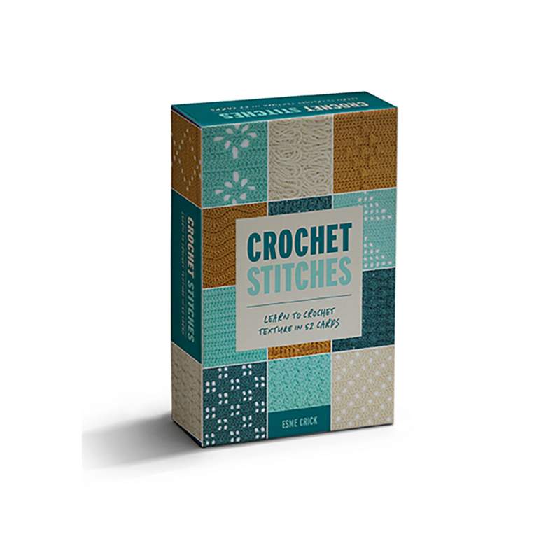 Crochet Stitches - Learn to crochet texture in 52 cards, by Esme Crick Search Press - 1