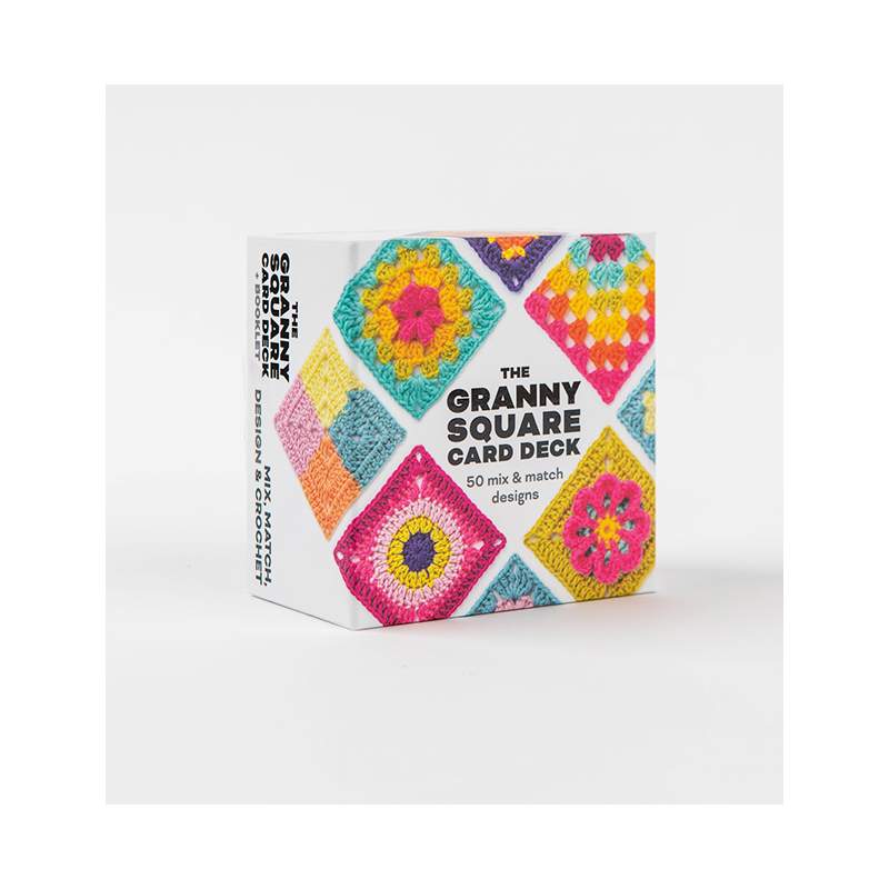 The Granny Square Card Deck - 50 mix and match designs, by Emily Montgomerie Search Press - 1