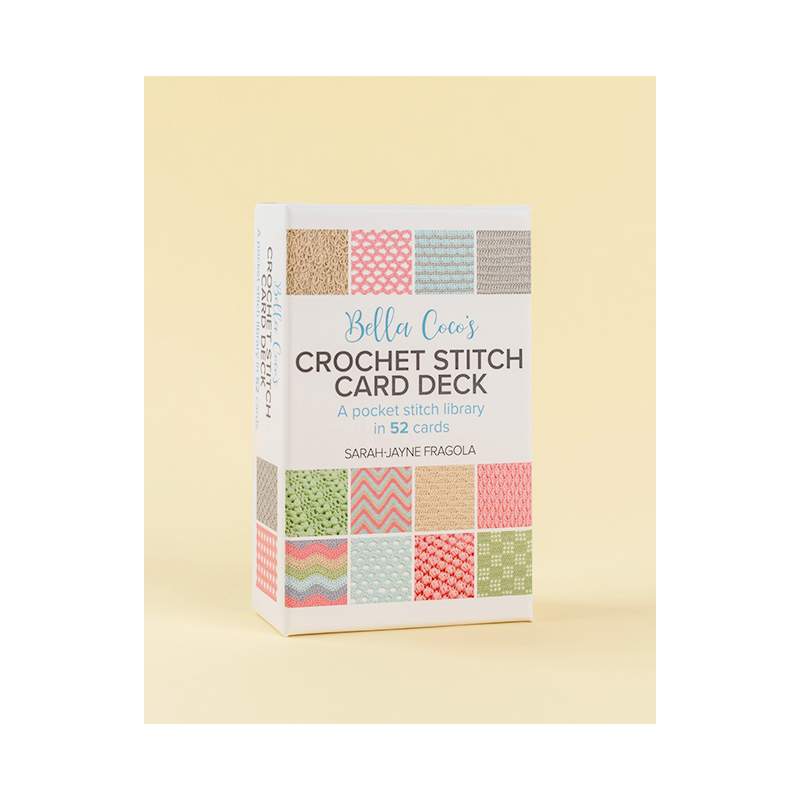 Bella Coco’s Crochet Stitch Card Deck - A pocket stitch library in 52 cards, by Sarah-Jane Fragola Search Press - 1