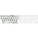 Bigz XL Alphabet Die Typo Lower by Tim Holtz Sizzix - Big Shot - 1