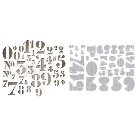 Sizzix, Thinlits Die Set 38PK Stencil Numbers by Tim Holtz Sizzix - Big Shot - 1