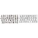 Sizzix, Bigz XL Alphabet Die Typo Upper by Tim Holtz Sizzix - Big Shot - 1