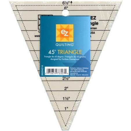 Ez Quilting 45° Triangle - Squadra Patchwork Triangolo 45 gradi, in pollici EZ Quilting - 1