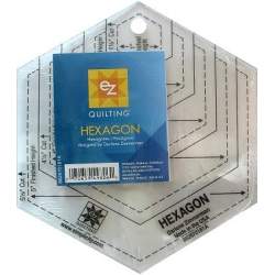 Ez Quilting Hexagon - Squadra Patchwork per Esagoni Regolari, in pollici EZ Quilting - 1