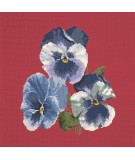 Elizabeth Bradley, Blooms, PANSIES - 16x16 pollici Elizabeth Bradley - 5