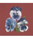 Elizabeth Bradley, Blooms, PANSIES - 16x16 pollici Elizabeth Bradley - 6