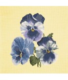 Elizabeth Bradley, Blooms, PANSIES - 16x16 pollici Elizabeth Bradley - 11