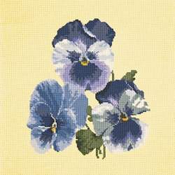 Elizabeth Bradley, Blooms, PANSIES - 16x16 pollici Elizabeth Bradley - 10