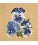 Elizabeth Bradley, Blooms, PANSIES - 16x16 pollici Elizabeth Bradley - 14