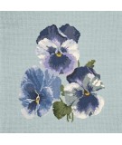 Elizabeth Bradley, Blooms, PANSIES - 16x16 pollici Elizabeth Bradley - 15