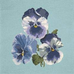 Elizabeth Bradley, Blooms, PANSIES - 16x16 pollici Elizabeth Bradley - 15