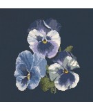 Elizabeth Bradley, Blooms, PANSIES - 16x16 pollici Elizabeth Bradley - 17