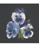 Elizabeth Bradley, Blooms, PANSIES - 16x16 pollici Elizabeth Bradley - 19