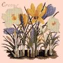 Elizabeth Bradley, Botanical Garden, CROCUS - 16x16 pollici Elizabeth Bradley - 3