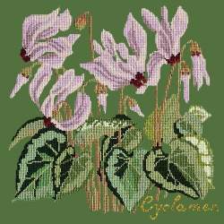 Elizabeth Bradley, Botanical Garden, CYCLAMEN - 16x16 pollici Elizabeth Bradley - 6