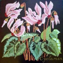 Elizabeth Bradley, Botanical Garden, CYCLAMEN - 16x16 pollici Elizabeth Bradley - 18