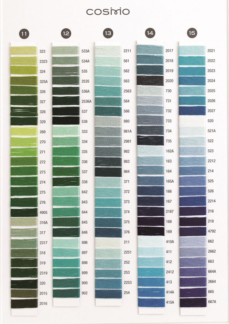 Cartella Colori COSMO pagina 3 Cartella Colori COSMO pagina 3